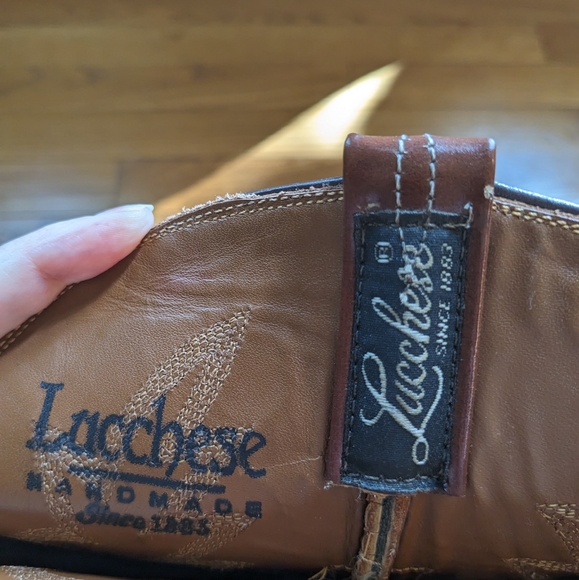 Lucchese crocodile cowboy boots - Picture 3 of 5